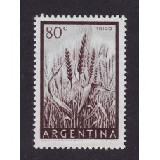 ARGENTINA 1954 GJ 1144A ESTAMPILLA NUEVA MINT CON SUAVE DOBLEZ DE PLANCHA RARISIMA ESTAMPILLA TIZADO COLOR GRIS !!! U$ 150